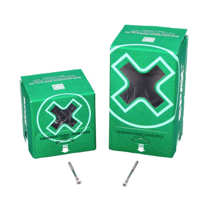 SPAX Fassadenschraube 4,5 x 50 mm 200 Stk. Edelstahl A2 ( 25470004505022 ) Fixiergewinde Mini Linsensenkkopf T-STAR Plus Torx T20 CUT