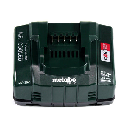 Metabo 18 V Basis Set 4x Akku 10,0 Ah LIHD + ASC 145 Ladegerät CAS System - Toolbrothers