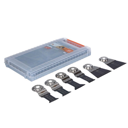 Fein MultiMaster AMM 700 MAX C Akku Oszillierer 18 V Starlock Max Brushless + 2x Akku 3,0 Ah + Ladegerät + 6 tlg. Zubehörset + Koffer