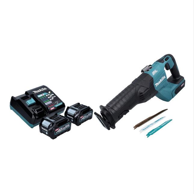 Makita JR 001 GD2 Cordless Reciprocating Saw 40 V max. brushless reciprocating saw XGT + 2x battery 2.5 Ah + charger - without case