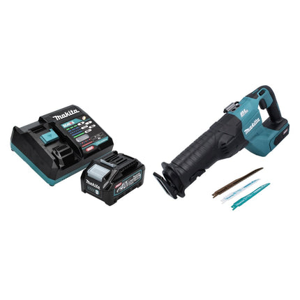 Makita JR 001 GM1 Akku Reciprosäge 40 V max. Brushless Säbelsäge XGT + 1x Akku 4,0 Ah + Ladegerät - ohne Koffer