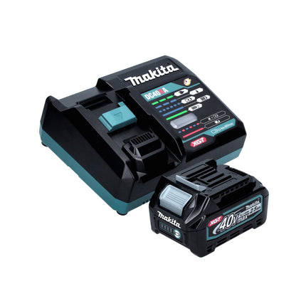 Makita GA008GD101 Cordless Angle Grinder 125 mm 40V max. Brushless XGT + 1x Battery 2.5 Ah + Charger + Suction Hood + Makpac Case