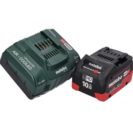 Metabo W 18 LTX 125 Quick Akku Winkelschleifer 18 V 125 mm ( 602174840 ) + 1x 10,0 Ah Akku + Ladegerät + MetaLoc