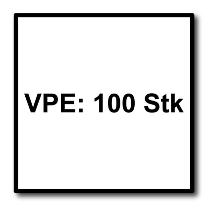 HECO MULTI MONTI plus MS Schraubanker 7,5 x 60 mm 100 Stück ( 2x 52374 ) Betonschraube flacher Rundkopf T-Drive verzinkt blau A2K