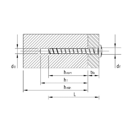 HECO MULTI MONTI plus MS Schraubanker 7,5 x 50 mm 400 Stück ( 4x 49856 ) Betonschraube flacher Rundkopf T-Drive verzinkt blau A2K