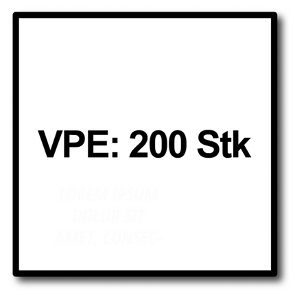 HECO MULTI MONTI plus F Schraubanker 6,0 x 60 mm 200 Stück ( 2x 48497 ) Betonschraube, Senkkopf, T-Drive, verzinkt blau, A2K