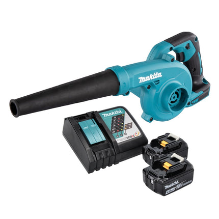 Makita DUB 185 RM Akku Laubbläser Gebläse 18 V + 2x Akku 4,0 Ah + Ladegerät