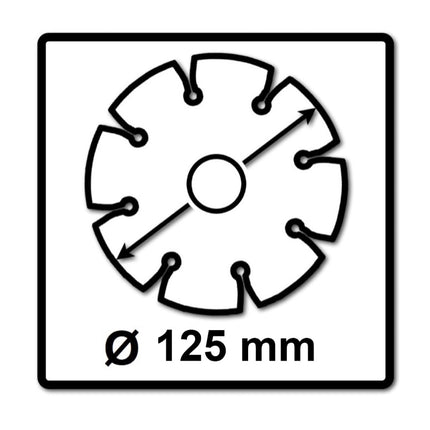 WellCut Diamond Blade Diamant Trennscheibe 125 x 22,23 mm 1 Stk. ( WC-SD12522 ) - Toolbrothers