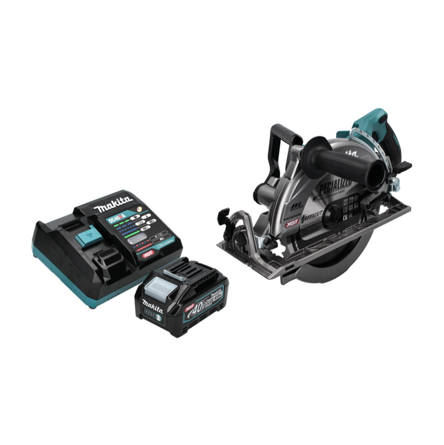 Makita RS 002 GM1 cordless circular saw 40 V max. 260 mm brushless + 1x battery 4,0 Ah + charger
