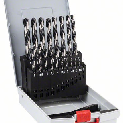 Bosch HSS Spiralbohrer Set Box PointTeQ 19 tlg. 1 - 10 mm Metallbohrer ( 2608577351 ) - Toolbrothers