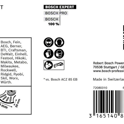Bosch EXPERT Multi Material ACZ 105 ET Segmentsägeblatt Starlock 105 mm 5 Stk. ( 2608664207 ) Carbide