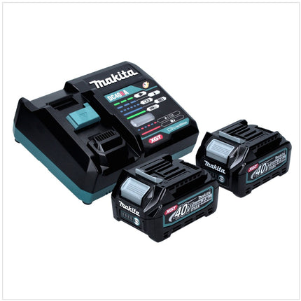 Makita RS 001 GD2 Akku Handkreissäge 40 V max. 185 mm Brushless + 2x Akku 2,5 Ah + Ladegerät