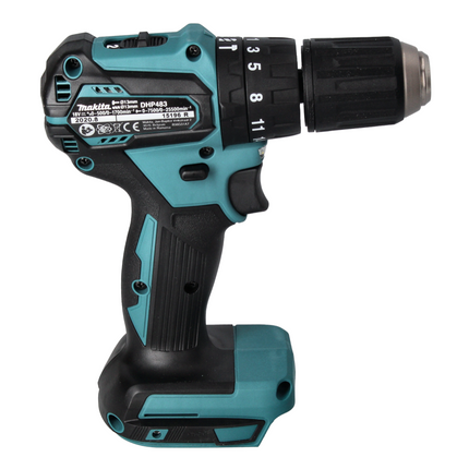 Makita DHP 483 RF Akku Schlagbohrschrauber 18 V 40 Nm Brushless + 2x Akku 3,0 Ah + Ladegerät