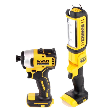DeWalt DCF809P1TX 18V Brushless Cordless Impact Driver + DCL050 18V Cordless Lamp + 1x Battery 5.0Ah + Charger + Case TX + Folding Meter