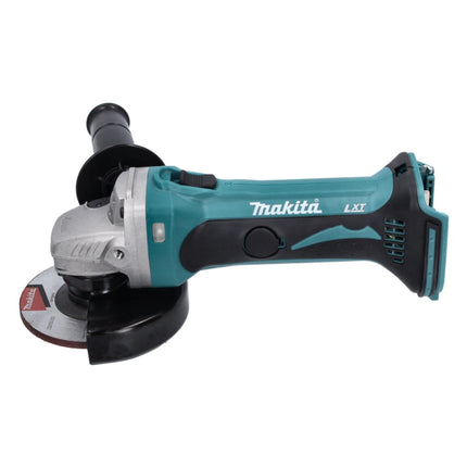 Makita DGA 452 RG1J cordless angle grinder 18 V 115 mm + 1x rechargeable battery 6.0 Ah + charger + Makpac