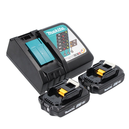 Makita DHP 487 RA Akku Schlagbohrschrauber 18 V 40 Nm Brushless + 2x Akku 2,0 Ah + Ladegerät