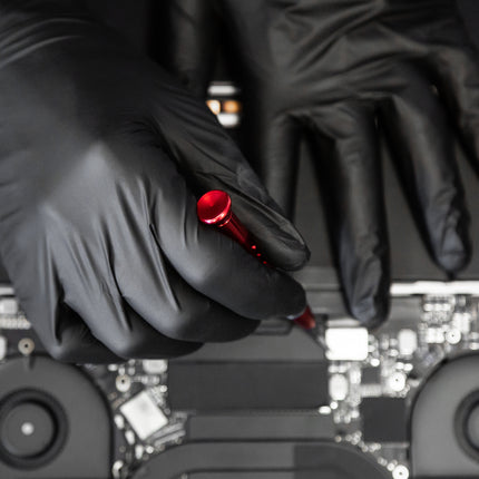 Nitril Einweg Handschuhe in Spenderbox Schwarz / Black 100 Stück Größe L / Large - nicht Steril