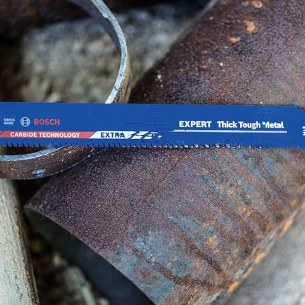 Bosch EXPERT Thick Tough Metal S 1155 CHC Säbelsägeblatt 225 mm 10 Stk. ( 2608900370 ) Carbide Technology