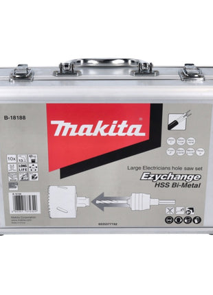 Makita EZYchange BIM Lochsägen Set 10 tlg. 25 - 78 x 40 mm Bi-Metall ( B-18188 ) - Toolbrothers
