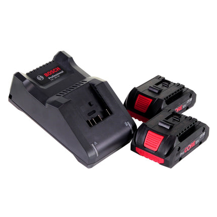 Bosch GWS 18V-10 Professional Akku Winkelschleifer 18 V 125 mm Brushless + 2x ProCORE Akku 4,0 Ah + Ladegerät + L-Boxx