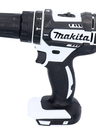 Makita DHP 482 STX5W Akku Schlagbohrschrauber 18 V 62 Nm weiß + 1x Akku 5,0 Ah + Ladegerät + 101 tlg. Zubehör Set + Koffer - Toolbrothers