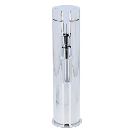 Rosenhahn & Söhne List M Badarmatur Wasserhahn Badezimmer - Armatur Bad [Chrom] - Heiß + Kalt Waschtischarmatur + Anschlussschläuche - Toolbrothers