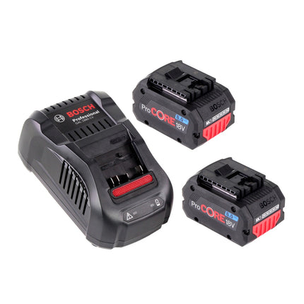 Bosch Starter-Set mit 2x ProCORE 18 V 8,0 Ah Professional Akku ( 1600A016GK ) und GAL 1880 CV Ladegerät