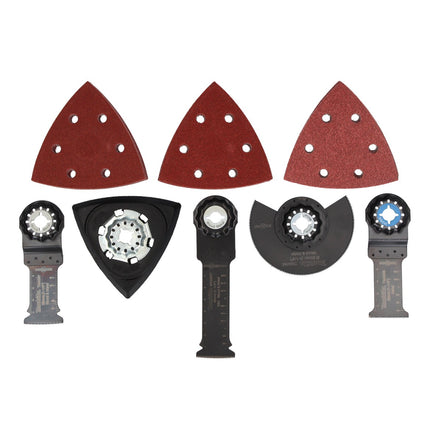 Makita DTM 52 ZJX4 Akku Multifunktionswerkzeug 18 V Starlock Max Brushless + 35 tlg. Zubehörset + Makpac - ohne Akku, ohne Ladegerät