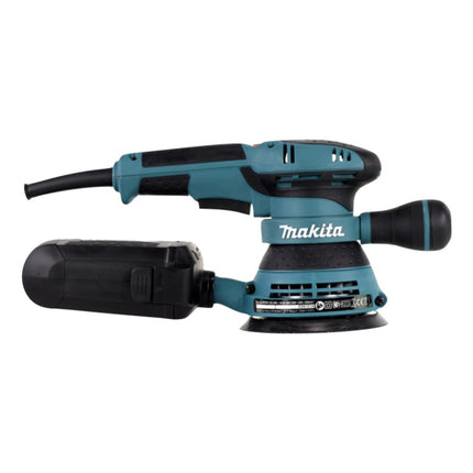 Makita BO 5041 Exzenterschleifer / Schleifmaschine 300 W 125 mm + 2x Toolbrothers SPIDER Netzschleifmittel Set - Toolbrothers
