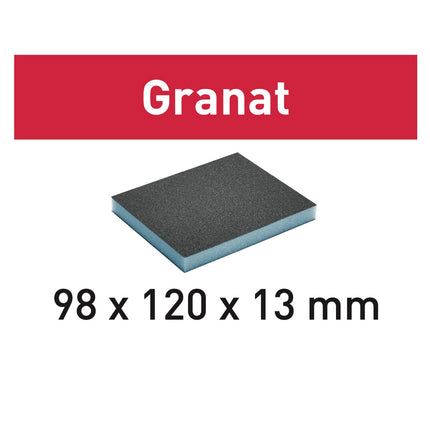 Festool Schleifschwamm Granat 98 x 120 x 13 mm 60 GR/6 Körnung 60 6 Stk. ( 201112 ) - Toolbrothers