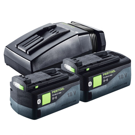 Festool VECTURO OSC 18 E-Basic Set Akku Oszillierer 18 V Starlock Max Brushless + 2x Akku 5,0 Ah + Ladegerät + 7 tlg. Zubehör Set + Systainer - Toolbrothers