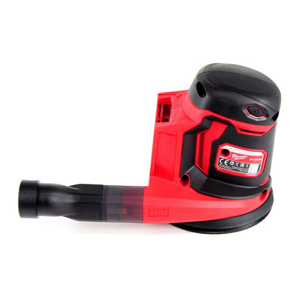 4x Toolbrothers TURTLE Schleifset 125mm + Milwaukee M18 BOS125-0 Akku Exzenterschleifer 18V 125mm Solo - ohne Akku, ohne Ladegerät - Toolbrothers