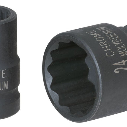 KS TOOLS 1/2" 12-kant-Kraft-Stecknuss, kurz, 9 mm ( 515.0988 ) - Toolbrothers