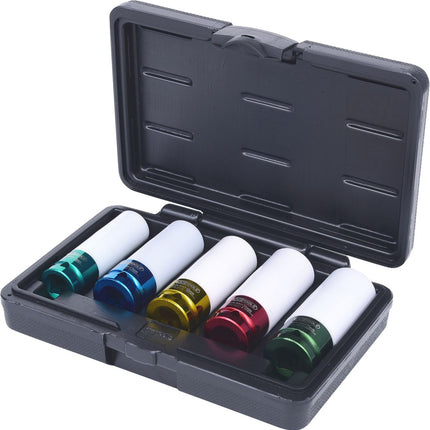 KS TOOLS 1/2" Alu-Felgen Kraft-Stecknuss-Satz, 5-tlg ( 515.1007 )