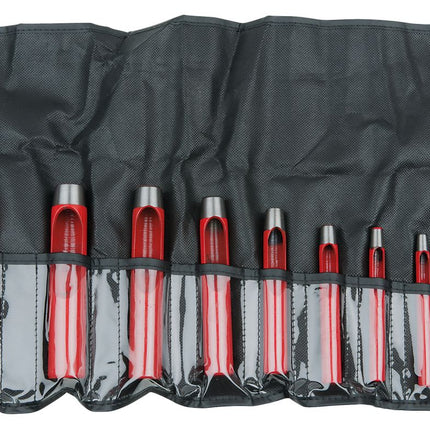 KS TOOLS Rundlocheisen-Satz, 10-tlg ( 129.2112 )