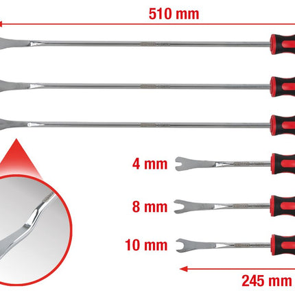 KS TOOLS Clip-Löse-Satz,6-tlg ( 140.2370 )