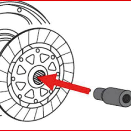KS TOOLS Kupplungs-Zentrier-Dorn Ø 34,0 mm für SAC Kupplungen für BMW ( 150.2408 ) - Toolbrothers