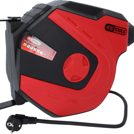 KS TOOLS Werkstatt-Kabelaufroller, 15m, 1,5mm² ( 150.4217 ) - Toolbrothers