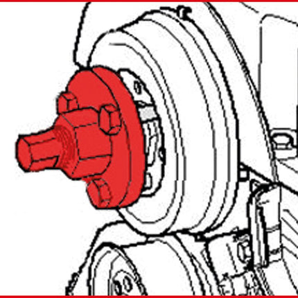 KS TOOLS Nockenwellen-Naben Ausbauwerkzeug-Satz für VAG, 2-tlg ( 400.2110 ) - Toolbrothers