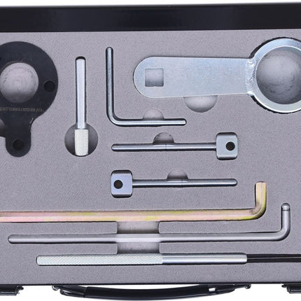 KS TOOLS Motoreinstell-Werkzeug-Satz für VAG, 9-tlg, Audi, Seat, Škoda, Volkswagen ( 400.2120 )