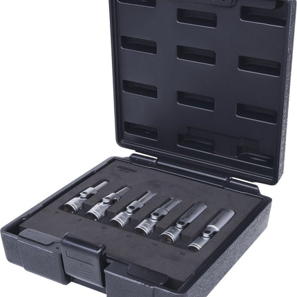 KS TOOLS 3/8" Glühkerzen-Gelenknuss-Satz, kurz, 6-tlg ( 500.7300 ) - Toolbrothers