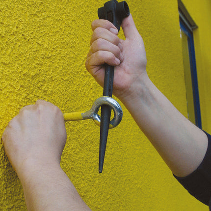 KS TOOLS Gerüstbauschlüssel, umschaltbar, 19x24mm ( 522.1924 ) - Toolbrothers