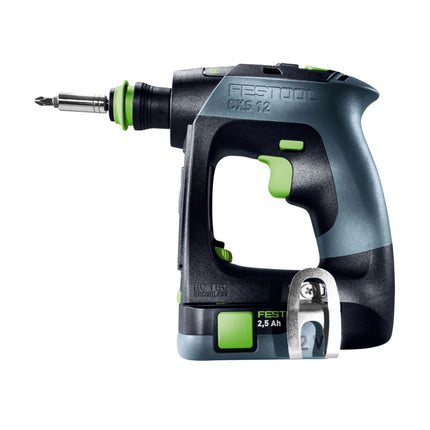 Festool CXS 12 2.5 set cordless drill driver 12 V 30 Nm brushless ( 576865 ) + 2x rechargeable battery 2.5 Ah + charger + bit set + systainer