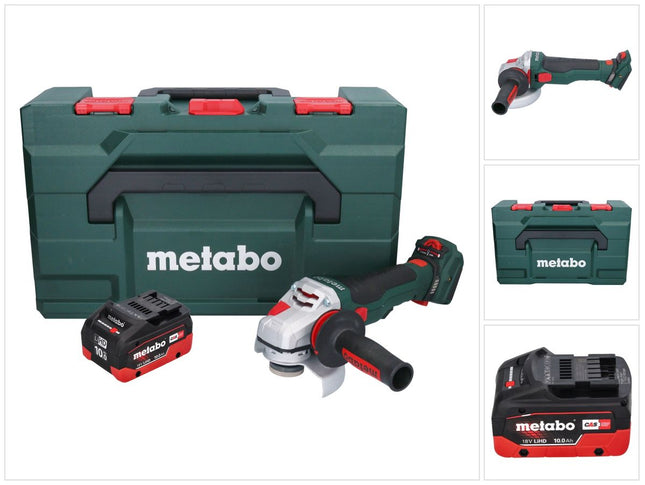 Metabo WVB 18 LTX BL 15-125 Quick cordless angle grinder 18 V 125 mm brushless + 1x rechargeable battery 10.0 Ah + metaBOX - without charger