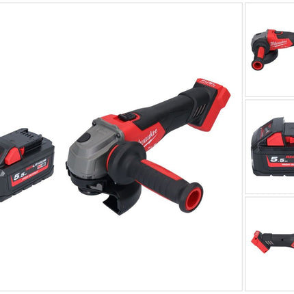 Milwaukee M18 FSAG125X-551 Akku Winkelschleifer 18 V 125 mm Brushless + 1x Akku 5,5 Ah - ohne Ladegerät