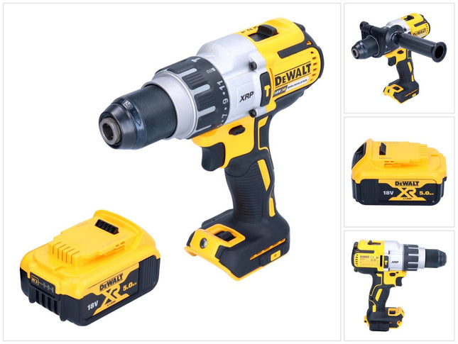 DeWalt DCD 996 N cordless impact drill 18 V 95 Nm brushless + 1x rechargeable battery 5.0 Ah - without charger