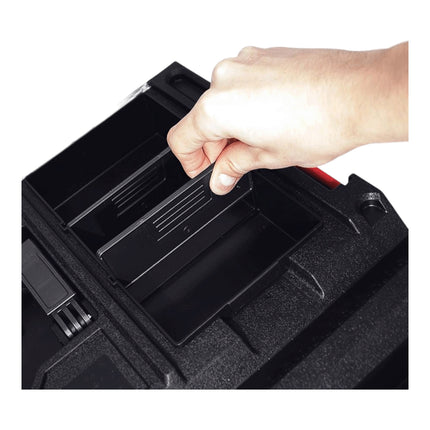 Toolbrothers RHINO XXL Werkzeugkoffer ECO Comfort+ Höhe M 15,4 l IP66 mit herausnehmbaren Trennwänden + Boxen