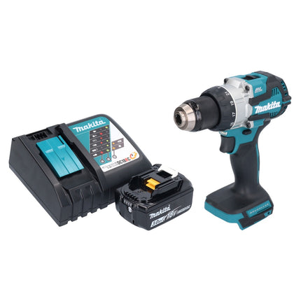 Makita DHP 489 RF1 Akku Schlagbohrschrauber 18 V 73 Nm Brushless + 1x Akku 3,0 Ah + Ladegerät