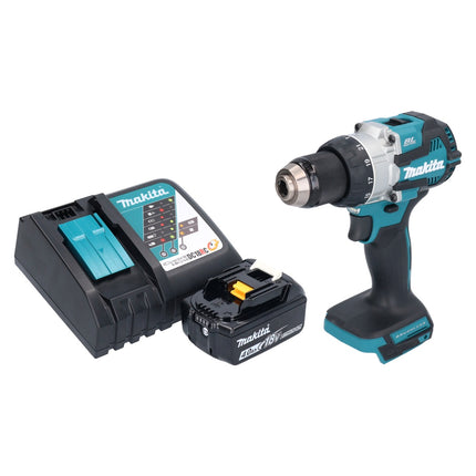 Makita DHP 489 RM1 Akku Schlagbohrschrauber 18 V 73 Nm Brushless + 1x Akku 4,0 Ah + Ladegerät