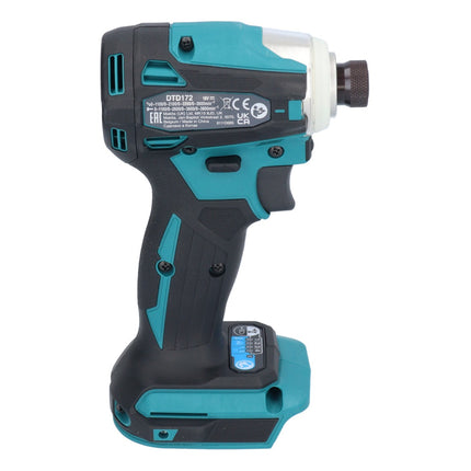 Makita DTD 172 F1 Akku Schlagschrauber 18 V 180 Nm 1/4" Brushless + 1x Akku 3,0 Ah - ohne Ladegerät